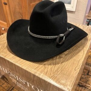 Resistol Black Western Hat
